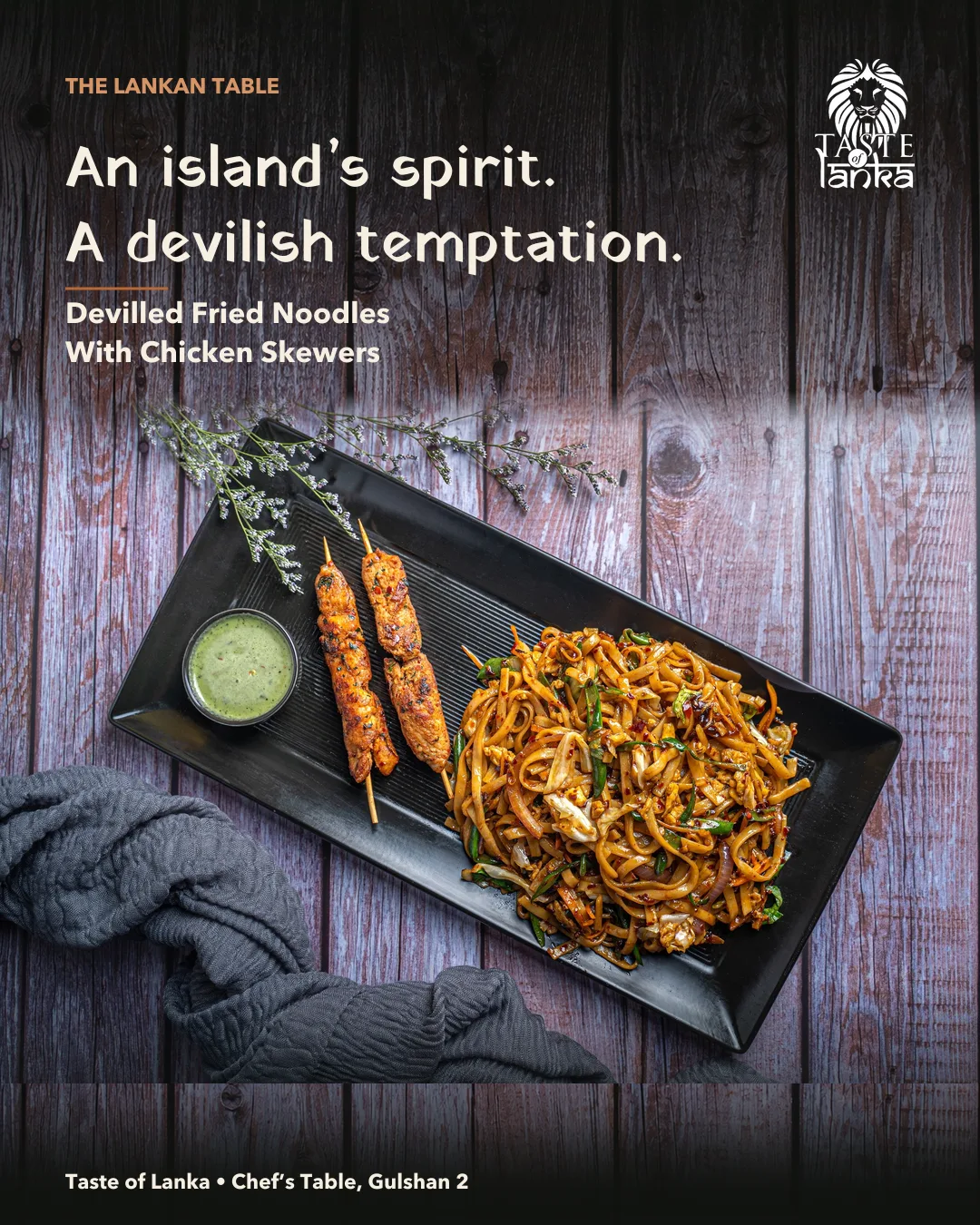 Devilled noodles feature, Taste of Lanka